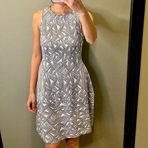 BCBG MaxAzria Cassandra Dress, Black & White, XXS